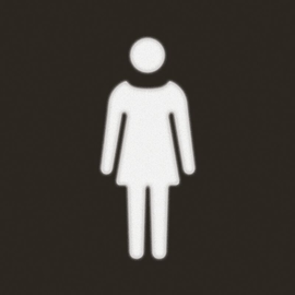 19058002 BERKER Folie mit Aufdruck Frau für LED-Signallicht-Einsatz Produktbild front M