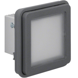 51733525 BERKER W.1 LED-Signallicht-Ein. weiß Beleuchtung Ap/Up, grau matt, FR AP Produktbild