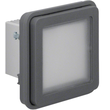 51733535 BERKER W.1 LED-Signallicht-Ein. blau Beleuchtung Ap/Up, grau matt, FR AP Produktbild
