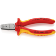 9768145A KNIPEX Crimpzange für Adernend- Hülsen 145mm, isoliert, 0,25-2,5mm² Produktbild