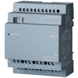 6ED1055-1CB10-0BA2 SIEMENS LOGO DM16 24 Erw.-Mod., 24VDC/24VDC/TRANS 4TE 8DE/8DA Produktbild