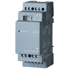 6ED1055-1MM00-0BA2 SIEMENS LOGO! AM2 AQ Erw.-Mod., DC 24V, 2AA 0-10V/4-20mA Produktbild