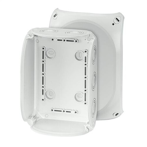 12185024 HENSEL KF1000G Kabelabzweig- kasten IP66/67 180x130x67, o. Klemme, gr Produktbild Front View L