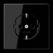 LS1520KISW JUNG Schuko-Steckdose KI 1-fach, schwarz, glänzend Produktbild