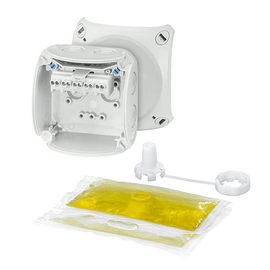 12351000 Hensel KFWP FR Dose inkl. Gel 93x93x62 Abzweigkasten Produktbild