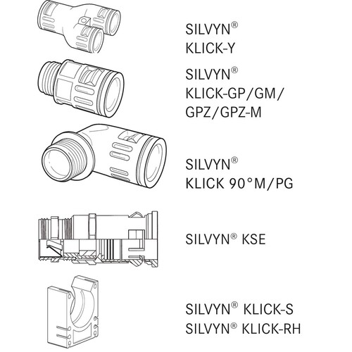 61815130 LAPP SILVYN RILL PA12 16/16,5x21,2 GY Wellschlauch Produktbild Front View L