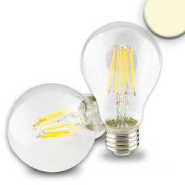 112447 ISOLED LED Birne Filament E27 7W 890lm 2700K klar warmweiß dimmbar EEI:A+ Produktbild