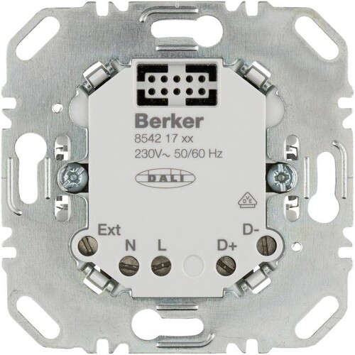 85421700 Berker Steuereinsatz mit Netzteil DALI Produktbild Front View L