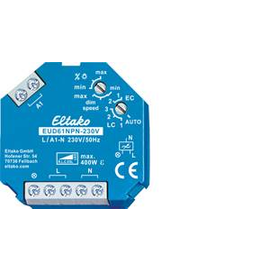 61100802 Eltako EUD61NPN-230V Universal- Dimmschalter Power MOSFET bis 400W Produktbild