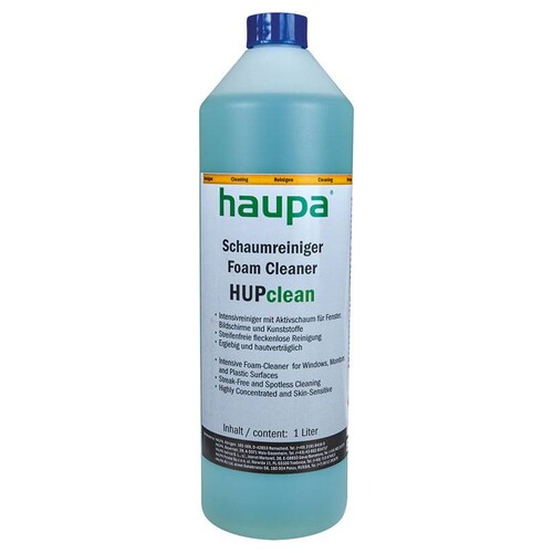 170101 Haupa Kunststoffreiniger HUPclean 1000 ml Flasche Produktbild Front View L