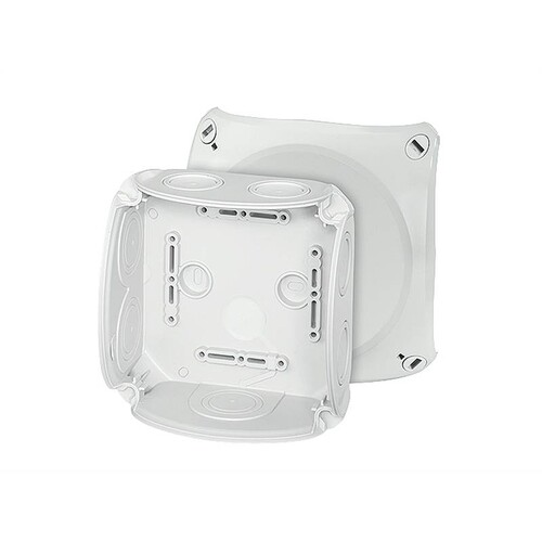 12497000 HENSEL DK 0600 G Kabelabzweigka leer 130x130x77,IP66 Produktbild Front View L