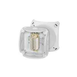 12564000 Hensel RK 0207 T Reihenklemmen- kasten m.Kl 93x93x62,IP66 Produktbild front M