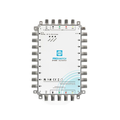 002750 Wisi DY 0516 Multischalter 5/16 PROSWITCH Kaskade u.Stand-Alone terr.pa. Produktbild