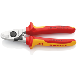 95 26 165 Knipex KNIPEX Kabelschere mit Öffnungsfeder Produktbild front M