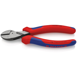 73 02 160 Knipex KNIPEX X Cut Kompakt-Seitenschneider Produktbild