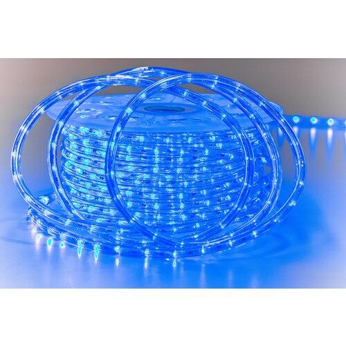 248-202 MK Rope Light 30 LED (45m) Lichtschlauch, blau, kürzbar per 1m IP67 Produktbild Front View L