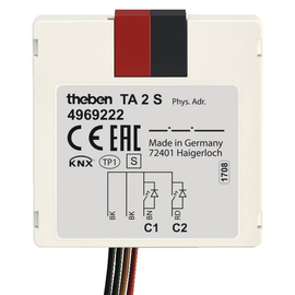 T4969222 THEBEN KNX Tasterschnittstelle 2fach Up Produktbild