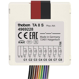 T4969228 THEBEN KNX Tasterschnittstelle 8fach Up Produktbild