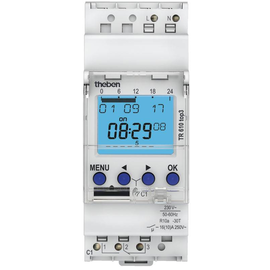 REV Digitale Zeitschaltuhr – Zeitschaltuhr für die Steckdose (IP44), mit  Zufallsfunktion, 20 Zeiten/Tag, 1800W – schwarz : : Baumarkt