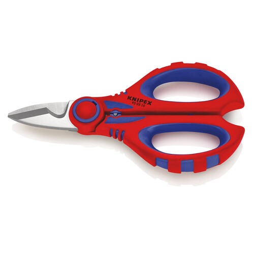 95 05 10 SB Knipex Elektrikerschere mit Crimpfunktion für Aderendhülsen Produktbild Additional View 4 L