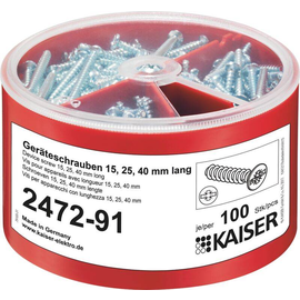 2472-91 KAISER KAISER SCHRAUBEN-BOX SCHALTERSCHRAUBEN Produktbild