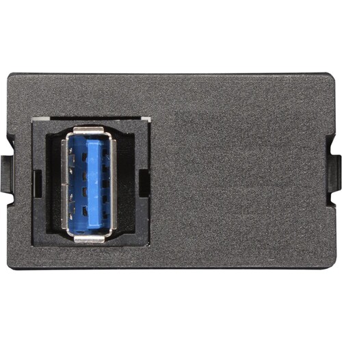159903310600 Schulte EVOline PortPush 1W-Modul, USB 3.0 Bu/Bu Produktbild Additional View 1 L