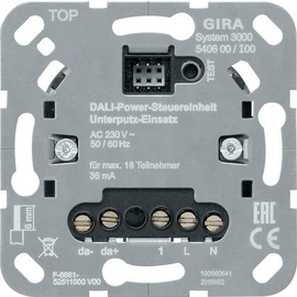 540600 Gira System 3000 DALI-Power Steuereinheit Unterputz-Einsatz Produktbild