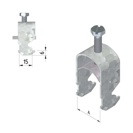 16477 Trayco CL-CCI15-52-DG Kabelleiter Kabelklammer Produktbild