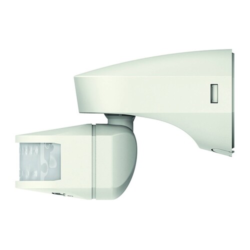 1010205 Theben Bewegungsmelder theLuxa E180 weiß außen Wandmontage IP55 180° Produktbild Front View L