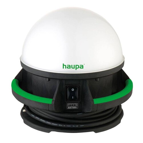 130360 Haupa LED Kuppelleuchte HUPlight50 50W 4000lm IP54 Produktbild Front View L