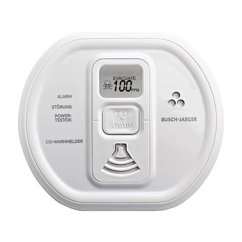 6839/01-84 Busch-Jaeger CO Alarm ProfessionalLINE Lithium 10 Jahre Produktbild Front View L