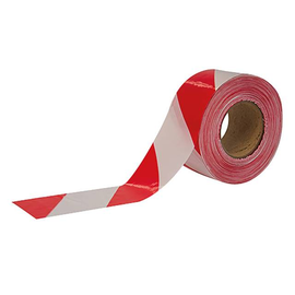 182782 Cimco Absperrband rot/weiß, 75 mm x 500 m Produktbild