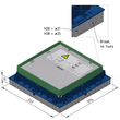 17244 Trayco FS-BOX38-SQ-260-300-PG Unterflurdose Breite 300x300mm Höhe 38mm Produktbild