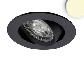 114889 Isoled LED Einbauleuchte Slim68 MiniAMP schwarz 9W, 24V DC, 3000K, dim. Produktbild