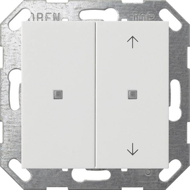 517527 Gira KNX Taster Wippe 2f System 55 Reinweiß seidenmatt Produktbild