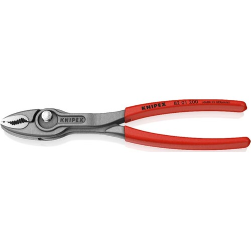 8201200 Knipex TwinGrip Frontgreifzange mit rutschhemmendem Kunststoff Produktbild