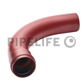 RDS-B100/90EV Pipelife KS-Bogen DN100 90°,R300,L460 RDS rot RAL30 Produktbild