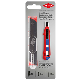 9010165E02 Knipex Ersatz-Klingen für Universalmesser 90 10 165 BK Produktbild