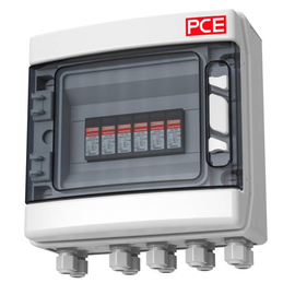 090PV028 PC-Electric PV-BOX SOL-LINE DC2-M16-TYP1+2 IP54 Produktbild front M