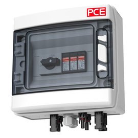 090PV033 PC-Electric PV-BOX SOL-LINE DC1-TS-MC-TYP1+2 IP54 mit Trennschalter Produktbild