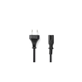 CEGL11040BK30 Nedis Netzkabel Euro-Stecker auf IEC 320 C7 3m Schwarz Produktbild