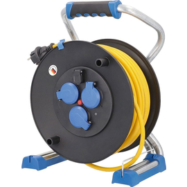 23626 AS Schwabe Xperts Kabeltrommel Ø320mm 40m gelb AT-N07V3V3-F 3G2,5 3 Produktbild front M