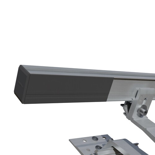 25256 Alumero 802612 Abdeckleiste TP45 schwarz PA6 GF15, UV-beständig L:300mm Produktbild