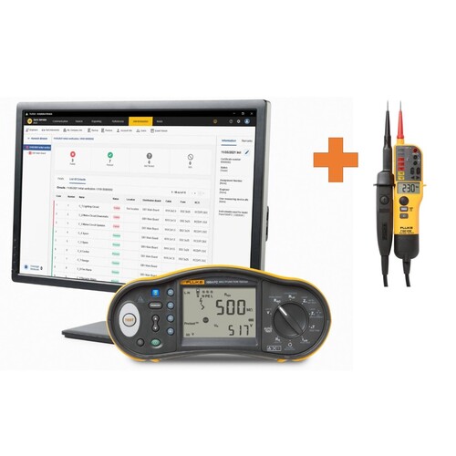 Limmert Fluke Aktion 1664FC+Trutest Adv. + T150 Installationstester mit Software Produktbild