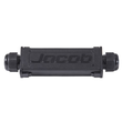 JT320-9300-02 Jacob Kabelverbinder PA6 RAL9005 schwarz, 3-polig, kurz (115mm) Produktbild