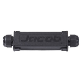 JT320-9300-02 Jacob Kabelverbinder PA6 RAL9005 schwarz, 3-polig, kurz (115mm) Produktbild