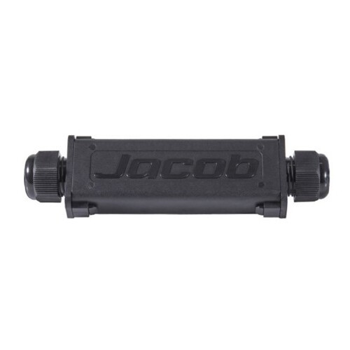 JT320-9300-02 Jacob Kabelverbinder PA6 RAL9005 schwarz, 3-polig, kurz (115mm) Produktbild