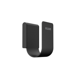 90101 Easee U Hook Kabelhalter Edelstahl schwarz H:70mm B:50mm T:46mm Produktbild front M