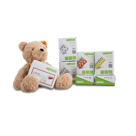 887-448 Wago Profiset Winteraktion mit STEIFF Teddybär Jimmy Produktbild front M