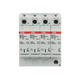 2CTB803983R1100 ABB SPD Typ 2 für 230/400 V TT-3Ph. + TN-S 3P+N Imax 40kA Produktbild